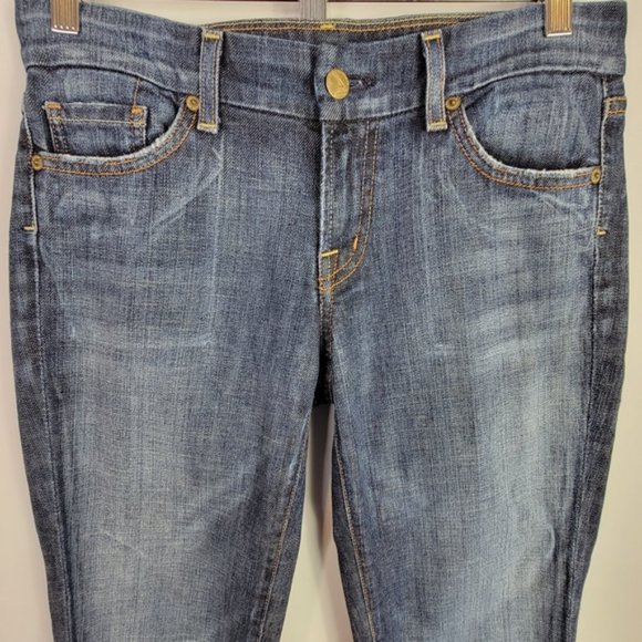 Citizens of Humanity Bridgitte Low Waist Straight Leg Jean Stretch 28 - Picture 3 of 10